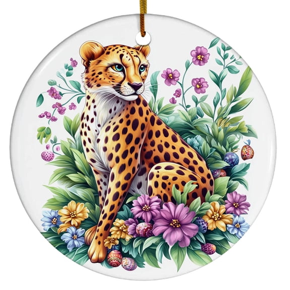 Cheetah Ornament, Christmas Ornaments 2025, Gift for Cheetah Lovers, Gift for Pet Lovers, Gift for Christmas, Christmas Decorations
