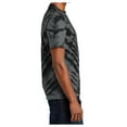 thumbnail image 5 of Yellow Rooster Men's Short Sleeve Tiger Stripe Tie-Dye Cotton T-Shirts Black S, 5 of 6