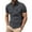 Dark Gray, variant on ZCFZJW Golf Shirts for Men Short Sleeve Regular Fit Moisture Wicking Performance Casual Summer Striped Print Mens Polo Shirts with Pockets Dark Gray L