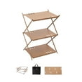 thumbnail image 1 of Camping Cups Bowls Detachable Storage Rack Hung Shelf With Panel Hole Aluminum Alloy Bracket Picnic BBQ Tableware Cookware Storage Rack Campsite Tools Shelf, 1 of 6