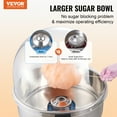 thumbnail image 2 of VEVOR Commercial Cotton Candy Machine Sugar Floss Maker 1000W with Cover Blue, 2 of 9