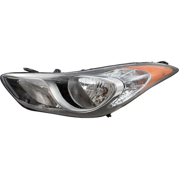 Left Headlight Assembly - Compatible with 2011 - 2012 Hyundai Elantra Sedan 4-Door 1.8L 4-Cylinder Naturally Aspirated DOHC GAS 2013