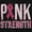 Black, variant on Pink Strength Breast Cancer Awareness Hoodie Sweatshirt Women Brisco Brands S