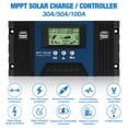 thumbnail image 5 of KAKOWELY Solar Charge Controller 12V 24V 30A MPPT Auto Solar Panel Controller Solar Regulator with Lcd Screen Fit for Small Solar System,7.48"X3.74"X1.57", 5 of 5