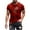 Red, variant on Idoravan Fashion Shirts for Men 2025 Mens Graphic T Shirts under $10.00 Fashionable Men's Casual Printed Short Sleeved Round Neck Top/Shirt