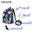 thumbnail image 3 of Goofa The Nightmare Before Christmas Pattern Durable Canvas Daypack - High-Quality Vintage Backpack, Compact & Versatile for Travel and Everyday Use-Medium, 3 of 5