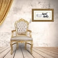 thumbnail image 3 of York, Leah 14x8 Gold Ornate Wood Framed with Double Matting Museum Art Print Titled - Bathroom Etiquette IX, 3 of 4