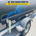 thumbnail image 2 of VEVOR Boat Trailer Guide-ons, 60", 2pcs Rustproof Galvanized Steel Trailer Guide ons, Trailer Guides with Carpet-padded Boards, Mounting Parts Included, for Ski Boat, Fishing Boat or Sailboat Trailer, 2 of 9