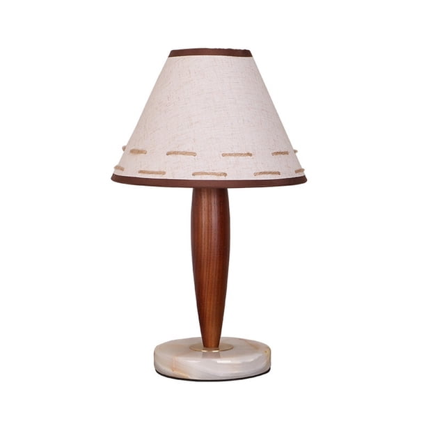 Lámpara de mesa decorativa de mármol for sala de estar, dormitorio, estudio, sofá de madera