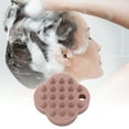 thumbnail image 2 of Unique Bargains 1 Pc Hangable Hair Brush for Head Massage 2.95"x2.95"x0.98" Pink, 2 of 6