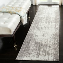 SAFAVIEH Classic Vintage Rothesay Oriental Overdyed Runner Rug, Silver/Ivory, 2'3" x 12'