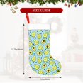 thumbnail image 4 of Yiaed Avocado and Hearts Print Christmas Stockings, Christmas Stockings Hanging Ornaments, Christmas Stockings for Family Christmas Holiday Decorations, 4 of 7