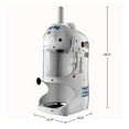 thumbnail image 4 of Great Northern Popcorn Snow Cone Machine Ice Shaver with 250W Motor, White, 4 of 7