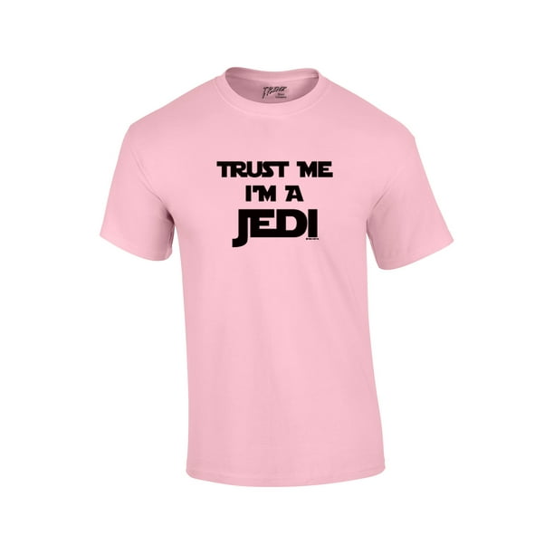 Trust Me I'm A Jedi T-shirt, Funny T-shirts-lightpink-5xl Trust Me I'm A Jedi T-shirt, Funny T-shirts-lightpink-5xl