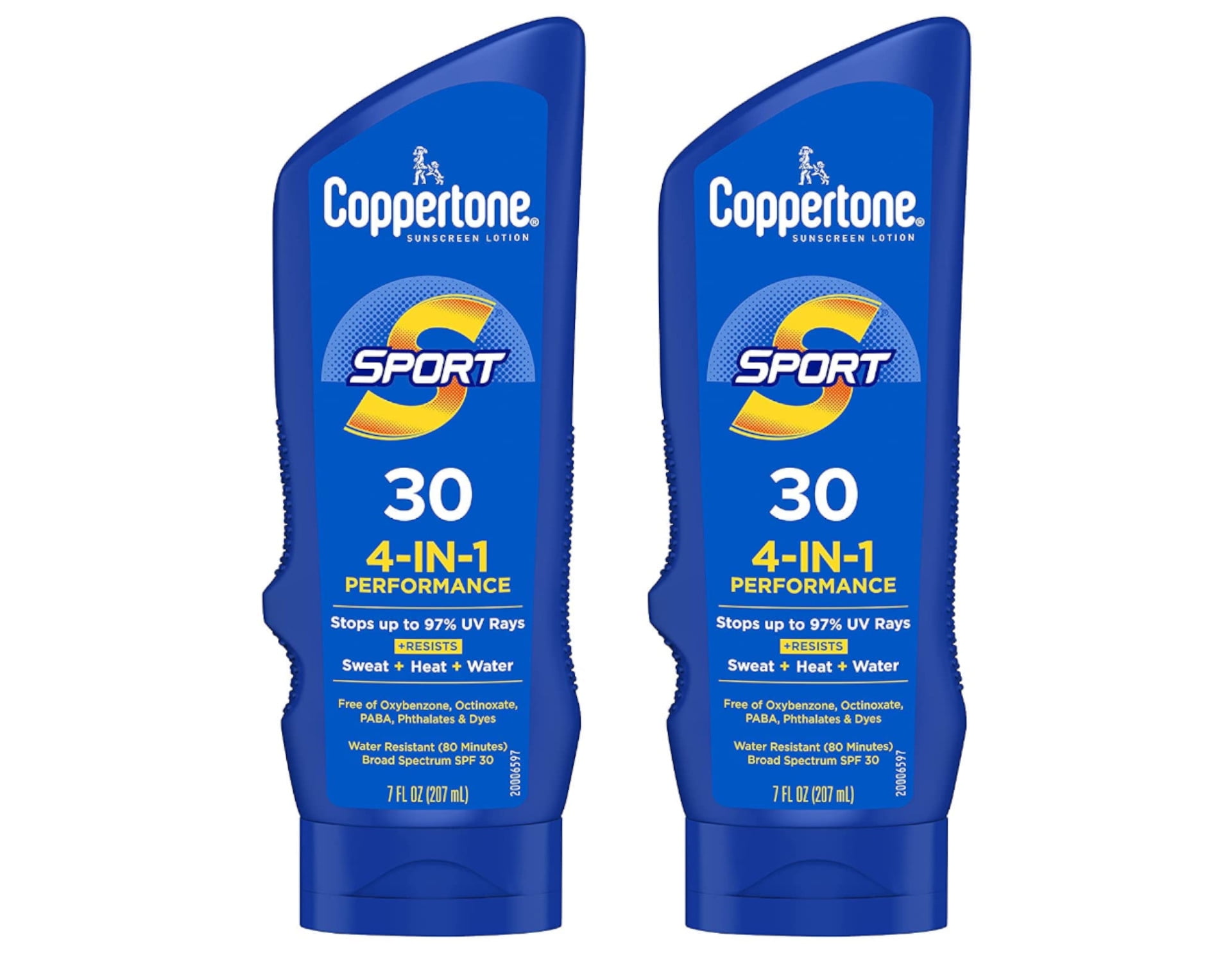 Coppertone Sport Lotion Sweatproof 7 Ounce 207ml 2 Pack