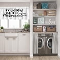 thumbnail image 3 of LALILO Kitchen Curtain Valance I Mermaid Inspirational Quote Rod Pocket Window Curtain 52"x 18" Set of 2, 3 of 7