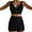 Black, variant on Swimdress for Women,Bathing Suit with Skirt,One Piece Swimsuit with Skirt,One Piece Swimdress,Wrap Swimwear,Swimsuits for Women with Skirt,Ruffle Cutout Swimdress Gold S