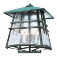 thumbnail image 6 of Meyda Tiffany 112386 Stillwater 4 Light 23" Tall Pier Mount Post Light - Copper, 6 of 6