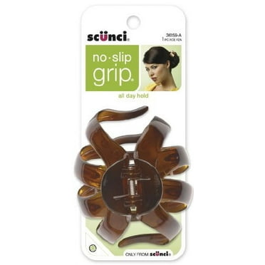 Scunci No-slip Grip Octopus Clip, 1 Count, 3 Pack