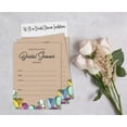 thumbnail image 5 of Inkdotpot 30 Bridal Shower InvitationsRustic Kraft FloralWedding Fill-In Style Invites Blank Invites, 5 of 8