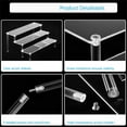 thumbnail image 3 of 1-3 Layers Acrylic Display Stand Perfume Figurine Transparent Storage Rack, 3 of 10