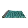 thumbnail image 2 of Ahgly Company Indoor Rectangle Oriental Turquoise Blue Industrial Area Rugs, 2' x 4', 2 of 4