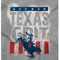 thumbnail image 2 of Texas Grit Stencil Aesthetic TX Rodeo Womens Slim Fit Graphic Tee Brisco Brands S, 2 of 3