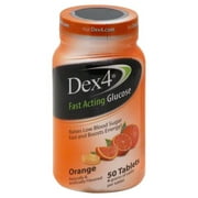 Dex4 Glucose Tablets, Orange 50 ea