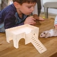thumbnail image 4 of COOPHYA small house Small Villa Beige Solid Wood 1 Set, 4 of 8