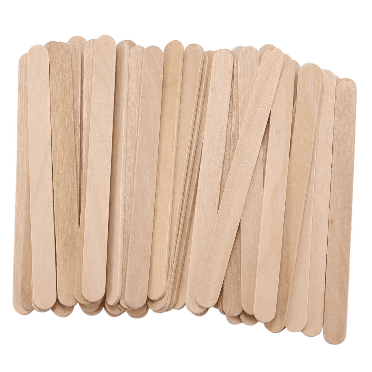 2000 Pcs Craft Sticks Ice Cream Sticks Wooden Popsicle Sticks 114MM Length Treat Sticks Ice Sticks