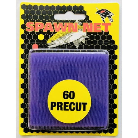 REDWING SPAWN FISHING NET SQUARES 60 CT 2 3/4"x 2 3/4" (Purple)