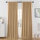 thumbnail image 1 of Cortinas térmicas Joydeco Beige Blackout 132 x 275 cm con 2 paneles, 1 of 9