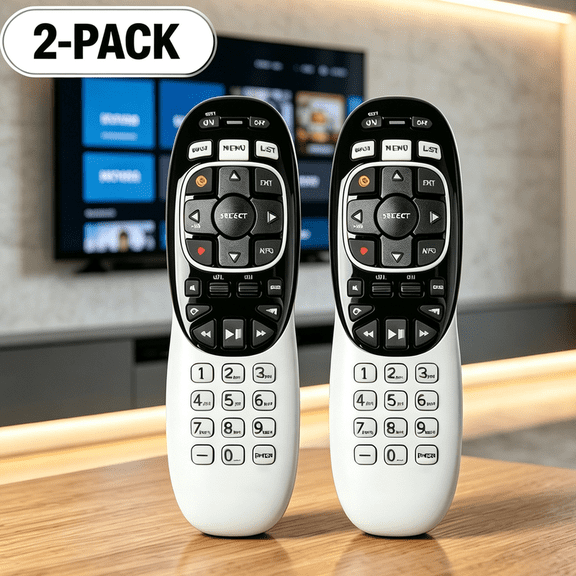 2 Pack Genie DVR Remote Control Replacement for DirecTV AT&T Receivers, Universal IR RF RC73 Compatible with HR34 HR44 HR54 C41