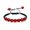 Red, variant on SUSHANG Seven Chakra Woven Bracelet Seven-Color Seven Rainbow Bracelet Bracelet Fashion Creative Bracelets