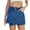 Dark Blue, variant on APEXFWDT Denim Skirt Women Casual Asymmetrical Wrap Denim Jean Skort Jean Skirt Trendy Stretchy Short Skirt with Pockets,L,Black