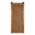 thumbnail image 5 of Kate and Laurel Cates Farmhouse Window Wall Mirror, 18 x 43, Rustic Brown, Sophisticated 6-Pane Panel Mirror for Wall, 5 of 8