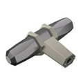 thumbnail image 5 of Amerock Bp36647l London 9/16" Bar Cabinet Knob - Black Chrome / Satin Nickel, 5 of 7