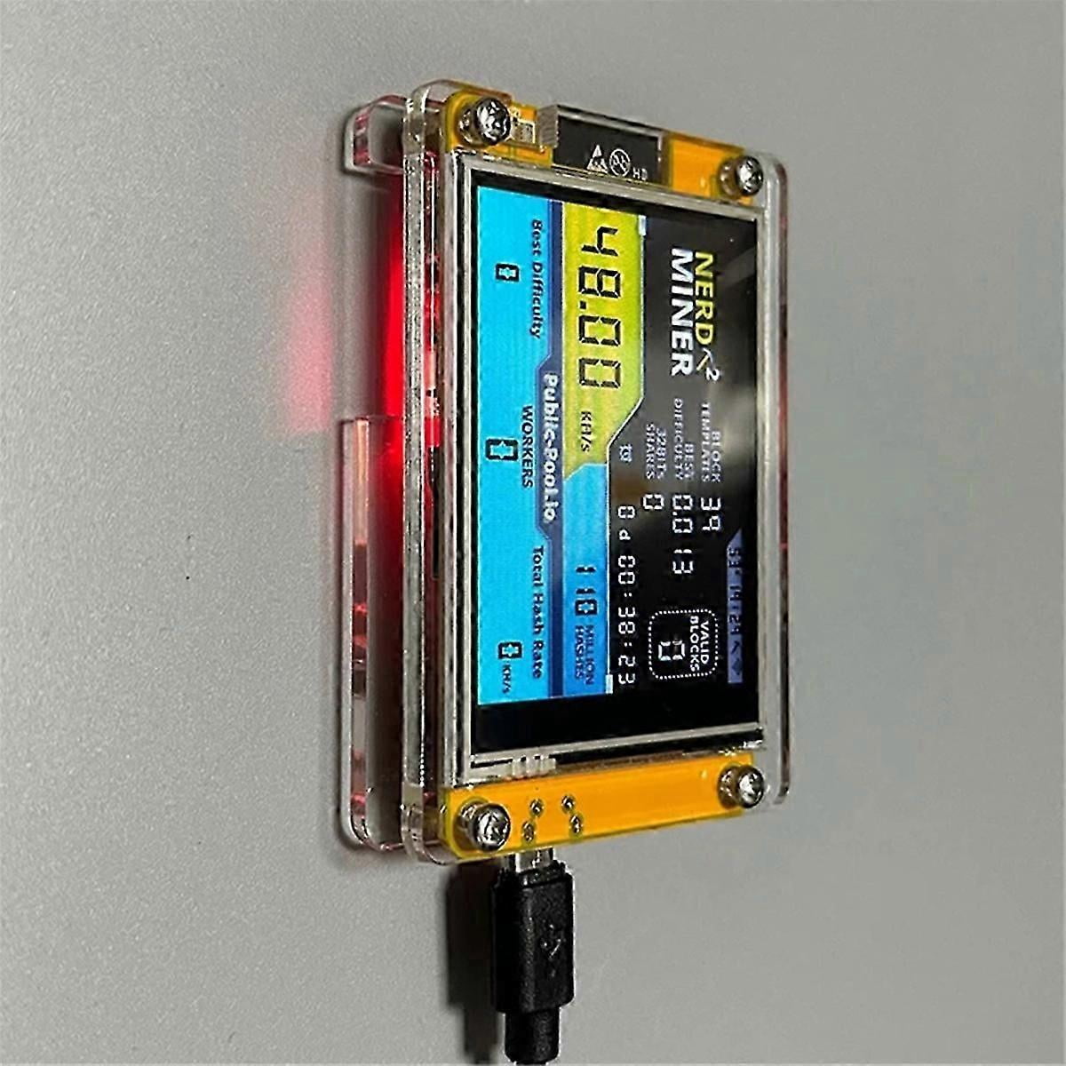 New Nerdminer V3 2.8-Inch BTC Solo Lottery Nerd Miner Crypto Solo Mining  Machine - Walmart.ca