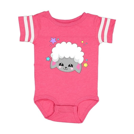 

Inktastic Cute Easter Lamb with Stars Gift Baby Boy or Baby Girl Bodysuit