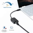 thumbnail image 4 of Cable Matters USB C to Gigabit Ethernet Adapter with 100W Charging - Up to 480Mbps Wired Ethernet Speed for Chromecast with Google TV (Google TV Chromecast 2020 Version), Laptops, and More, 4 of 7