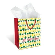 Island Heritage Medium Gift Bag, Mele Pineapple Parade