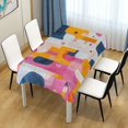 thumbnail image 3 of Yayeee Tablecloths for Rectangular Tables 54 x 54 inch Party Table Cover, Art Geometric, 3 of 6