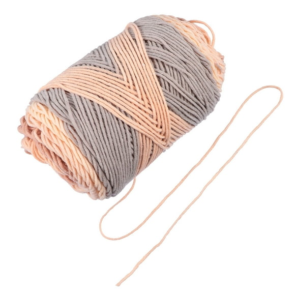 HORIALENCE Knitting Cord for Pillows Multi Color Thick Yarn 1 Roll