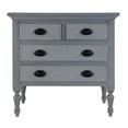 thumbnail image 4 of Easterbrook 31.5 in. W Wood 4 Drawer Accent Storage Chest - Gray, 4 of 8