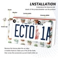 thumbnail image 3 of Aluminum License Plate Frame 2 Pack Car Exterior Accessory Car Tag Holder for Front Rear Plates Cars Decor Cactus in Pots Pattern, 3 of 7