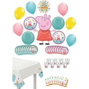 The Ultimate 8 Guest 53pc Peppa Pig Birthday Party Supplies