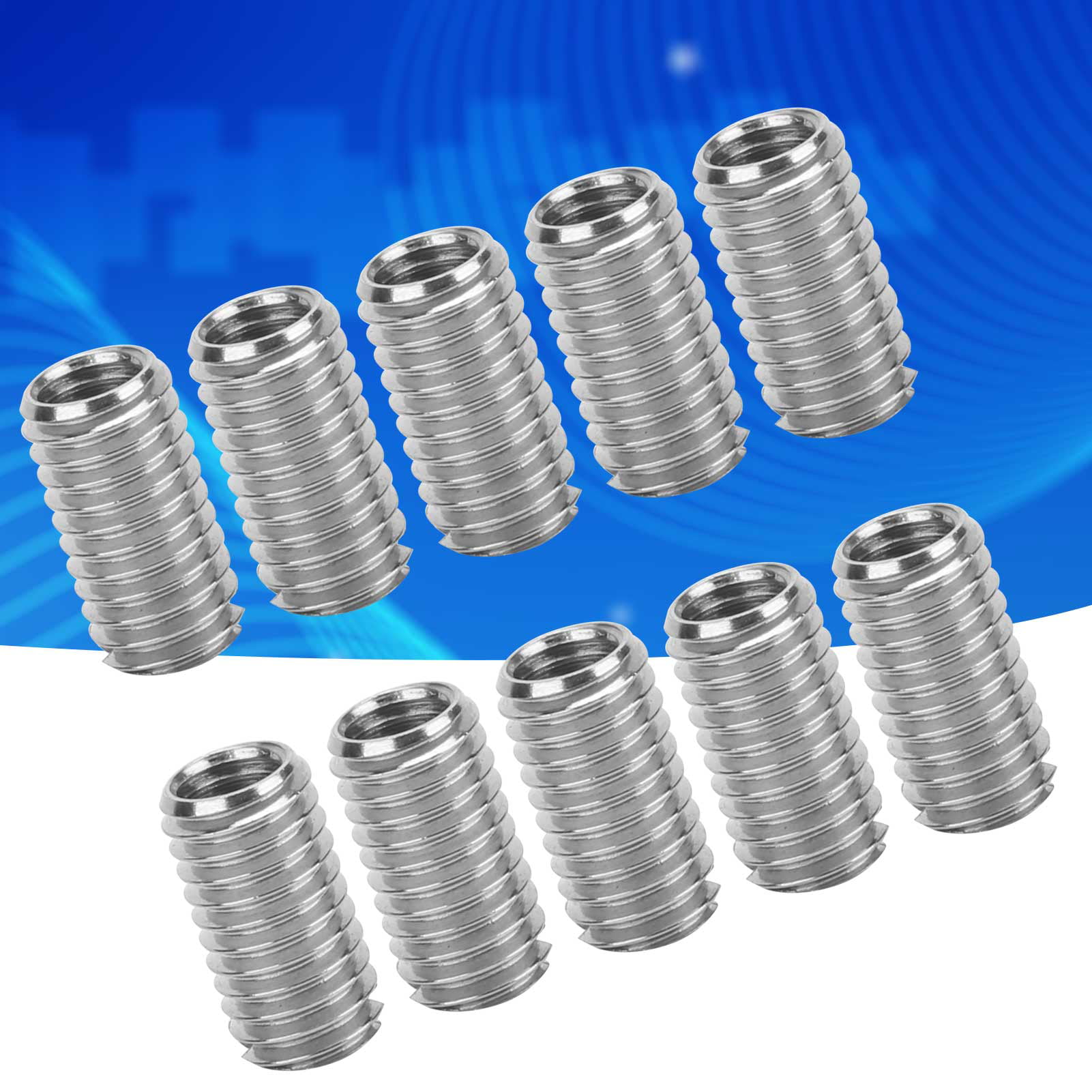 Details about   New Thread Inserts Male Female Reducing Nut Repair Tool Stainless Steel Fastener 