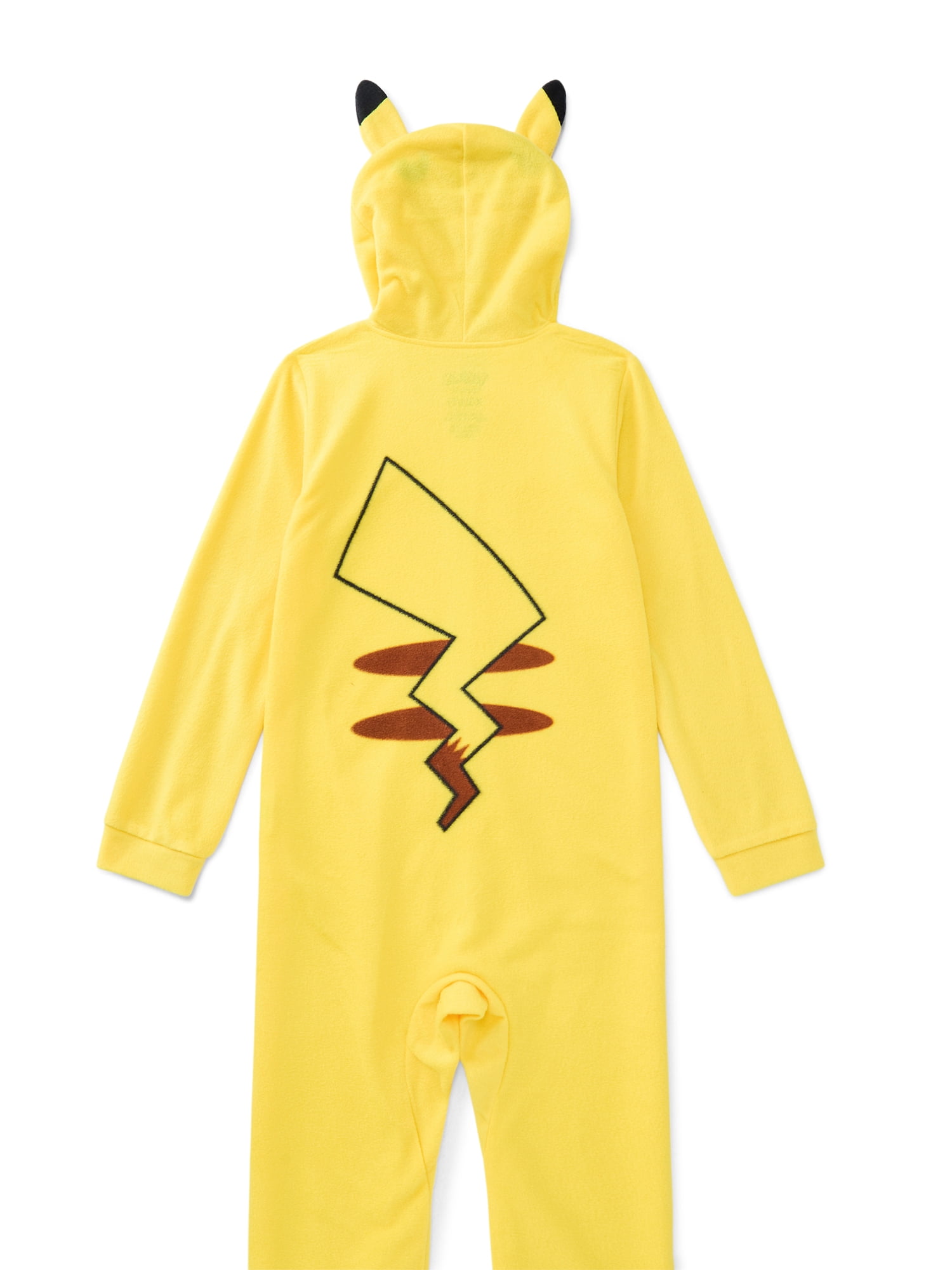 Pokémon Pikachu Boys Cosplay Union Suit with Hood, Sizes 4-12