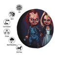 thumbnail image 6 of Lsque Chucky Pattern Tire Covers - Tough Tire Wheel Protector for Truck, SUV, Trailer, Camper, RV - 14 inch, 6 of 7