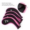 thumbnail image 4 of Golf Head Covers Golf Driver Head Cover Neoprene 10Pcs Neoprene Golf Club Iron Head Covers Putter Set Protector Case Golf soryGray, 4 of 7